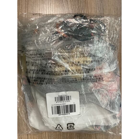 Old Navy Green Floral String Bikini 2-Piece Swim Set NEW Womens XL - Picture 4 of 5